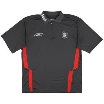 2004-05 Liverpool Reebok 1/4 Zip Training Shirt - 9/10 - (L)