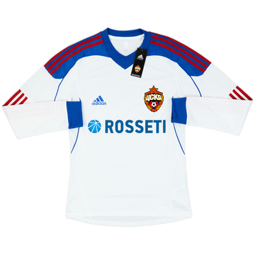 2013-14 CSKA Moscow Player Issue Away L/S Shirt (M)