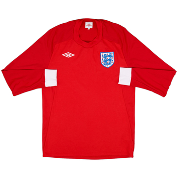 2010-11 England Away L/S Shirt - 8/10 - (M)