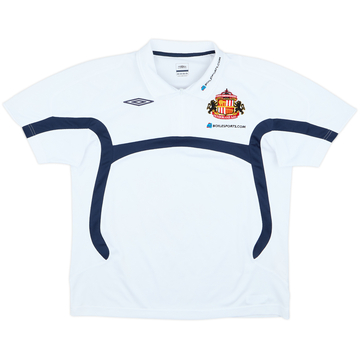 2007-08 Sunderland Umbro 1/4 Zip Polo Shirt - 9/10 - (L)