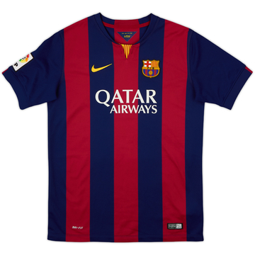 2014-15 Barcelona Home Shirt - 8/10 - (13-15 Years)