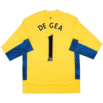 2011-12 Manchester United GK Shirt De Gea #1 - 6/10 - (L)