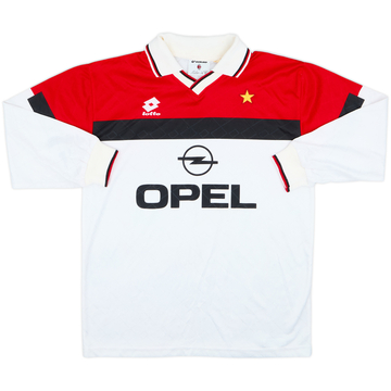 1994-95 AC Milan Player Issue Away L/S Shirt - 8/10 - (L)