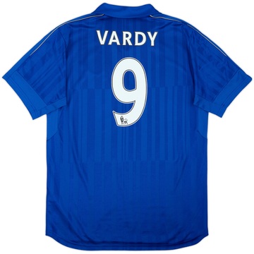 2016-17 Leicester Home Shirt Vardy #9 - 8/10 - (L)