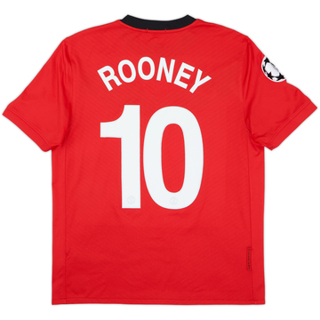 2009-10 Manchester United Home Shirt Rooney #10 - 7/10 - (M)