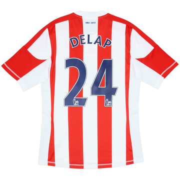 2012-13 Stoke 150 Years Home Shirt Delap #24 - 9/10 - (S)