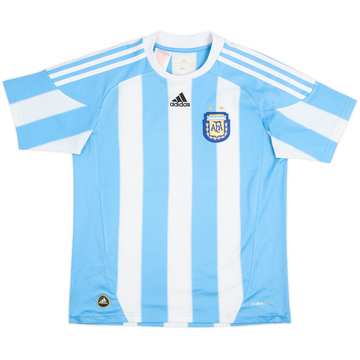 2010-11 Argentina Home Shirt - 7/10 - (11-12 Years)