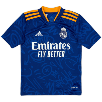 2021-22 Real Madrid Away Shirt - 8/10 - (7-8 Years)
