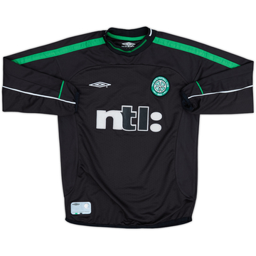 2002-03 Celtic GK Shirt - 8/10 - (7-8 Years)