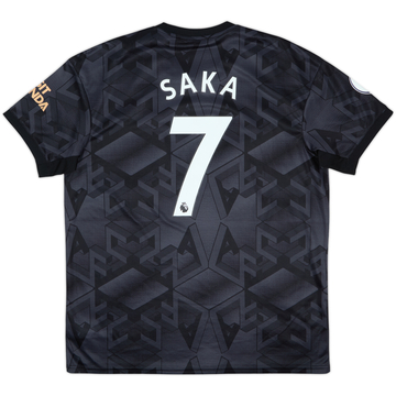 2022-23 Arsenal Away Shirt Saka #7 - 10/10 - (XL)
