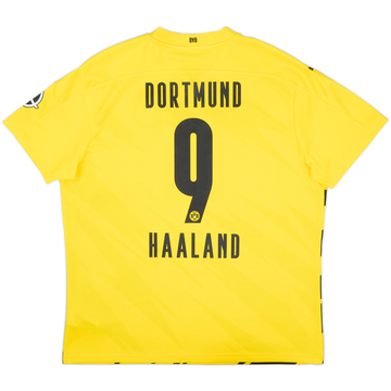 2020-21 Borussia Dortmund Home Shirt Haaland #9 - 8/10 - (XXL)
