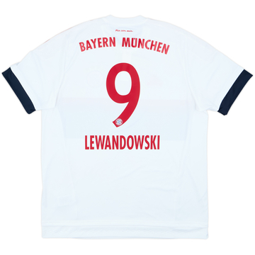 2015-16 Bayern Munich Away Shirt Lewandowski #9 - 8/10 - (XL)