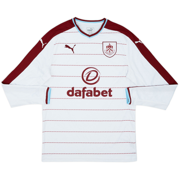 2017-18 Burnley Away L/S Shirt - 9/10 - (M)