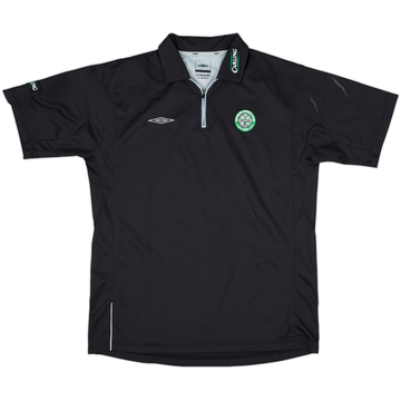 2005-06 Celtic Umbro 1/4 Zip Polo Shirt - 6/10 - (L)
