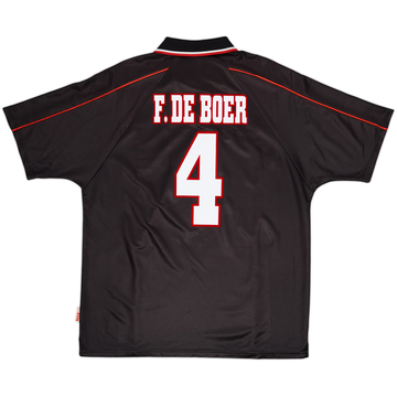 1998-99 Ajax Away Shirt F.De Boer #4 - 9/10 - (XL)