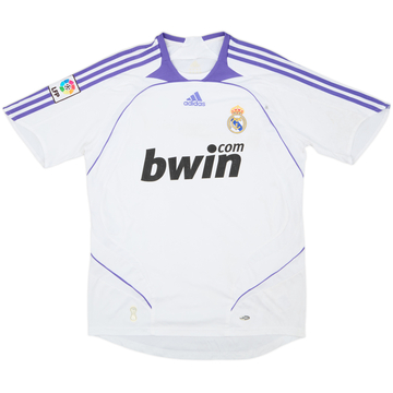 2007-08 Real Madrid Home Shirt - 5/10 - (M)