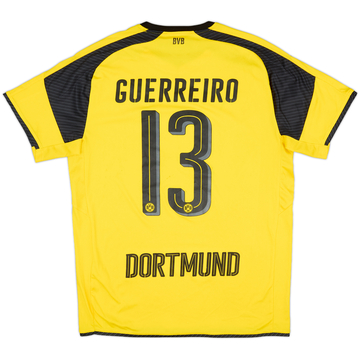 2016-17 Borussia Dortmund Home European Shirt Guerreiro #13 - 7/10 - (L)