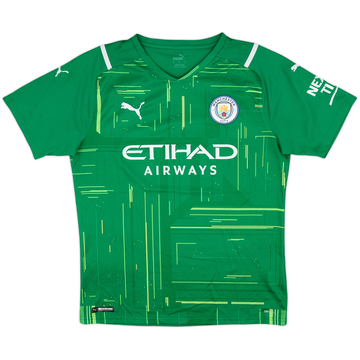 2021-22 Manchester City GK S/S Shirt - 10/10 - (L)