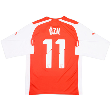 2014-15 Arsenal Home L/S Shirt Ozil #11 - 8/10 - (M)