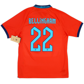 2022-23 England Away Shirt Bellingham #22 (M)
