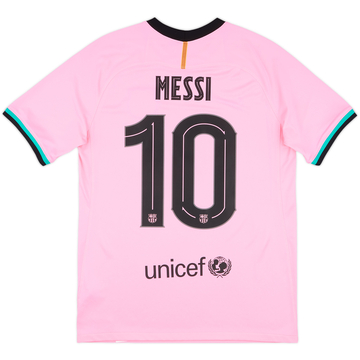2020-21 Barcelona Third Shirt Messi #10 - 9/10 - (M)