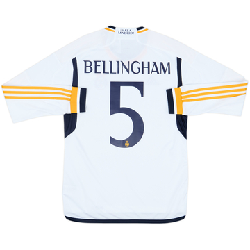 2023-24 Real Madrid Camiseta Local Bellingham #5 (M)