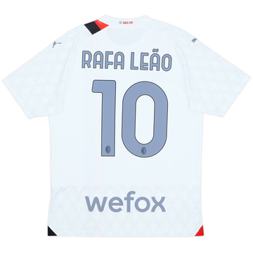2023-24 AC Milan Away Shirt Rafa Leao #10 - 9/10 - (M)