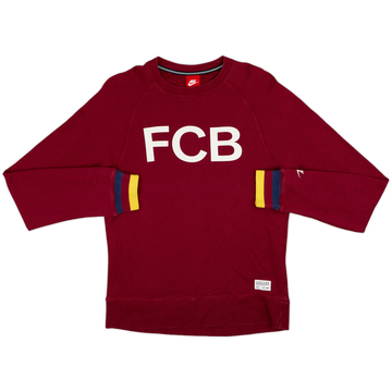 2013-14 Barcelona Nike Sweat Top - 8/10 - (M)