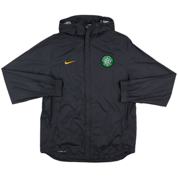 2010-11 Celtic Nike Hooded Rain Jacket - 8/10 - (L)