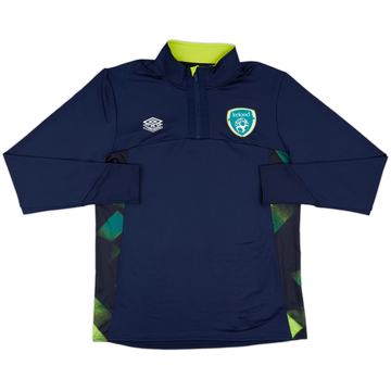 2021-22 Ireland Umbro 1/4 Zip Drill Top - 9/10 - (L)