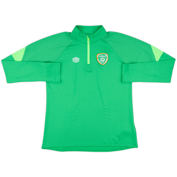 2021-22 Ireland Umbro 1/4 Zip Drill Top - 9/10 - (Women's M)