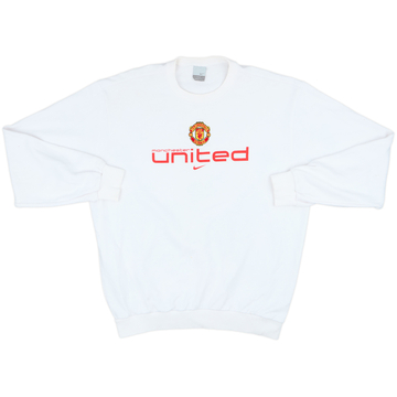 2002-03 Manchester United Nike Sweat Top - 6/10 - (XL)