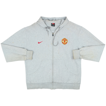 2002-03 Manchester United Nike Hooded Sweat Top - 5/10 - (L)