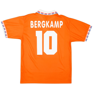 1996 Netherlands Home Shirt Bergkamp #10 - 9/10 - (L)