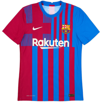 2021-22 Barcelona Authentic Home Shirt - 8/10 - (S)