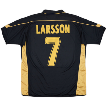 2003-04 Celtic Away Shirt Larsson #7 - 8/10 - (L)