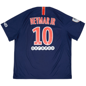 2018-19 Paris Saint-Germain Home Shirt Neymar Jr #10 - 8/10 - (XXL)