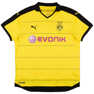 2015-16 Borussia Dortmund Home Shirt - 8/10 - (XXL)