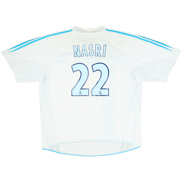 2004-05 Olympique Marseille Home Shirt Nasri #22 - 8/10 - (XXL)