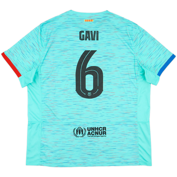 2023-24 Barcelona Third Shirt Gavi #6 - 9/10 - (XXL)