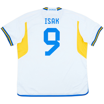 2022-23 Sweden Away Shirt Isak #9 - 10/10 - (XXL)
