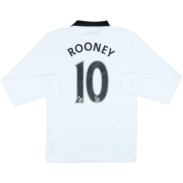 2014-15 Manchester United Away L/S Shirt Rooney #10 - 8/10 - (S)