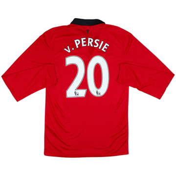 2013-14 Manchester United Home L/S Shirt V.Persie #20 - 8/10 - (S)
