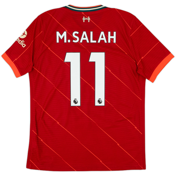 2021-22 Liverpool Authentic Home Shirt M.Salah #11 - 9/10 - (M)