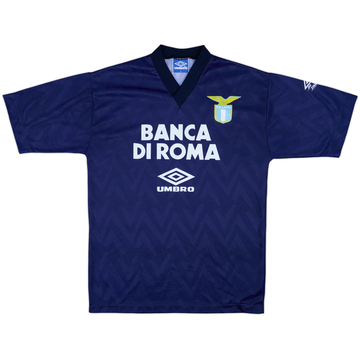 1991-92 Lazio Umbro Training Shirt - 9/10 - (L)