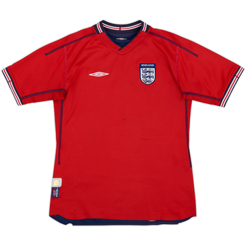 2002-04 England Away Shirt - 5/10 - (M.Boys)