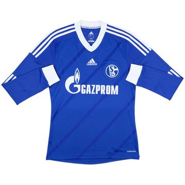 2012-14 Schalke Home L/S Shirt - 10/10 - (S)