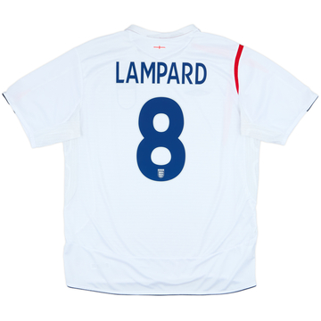2005-07 England Home Shirt Lampard #8 - 7/10 - (XXL)
