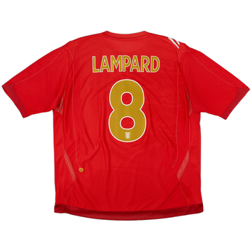 2006-08 England Away Shirt Lampard #8 - 8/10 - (XXL)