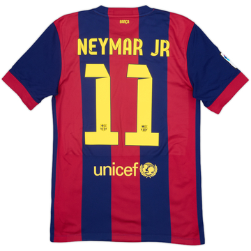 2014-15 Barcelona Home Shirt Neymar Jr #11 - 8/10 - (S)